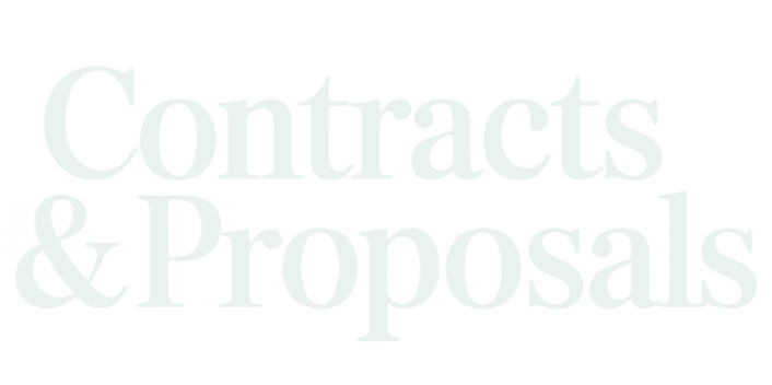 Contracts & Proposals